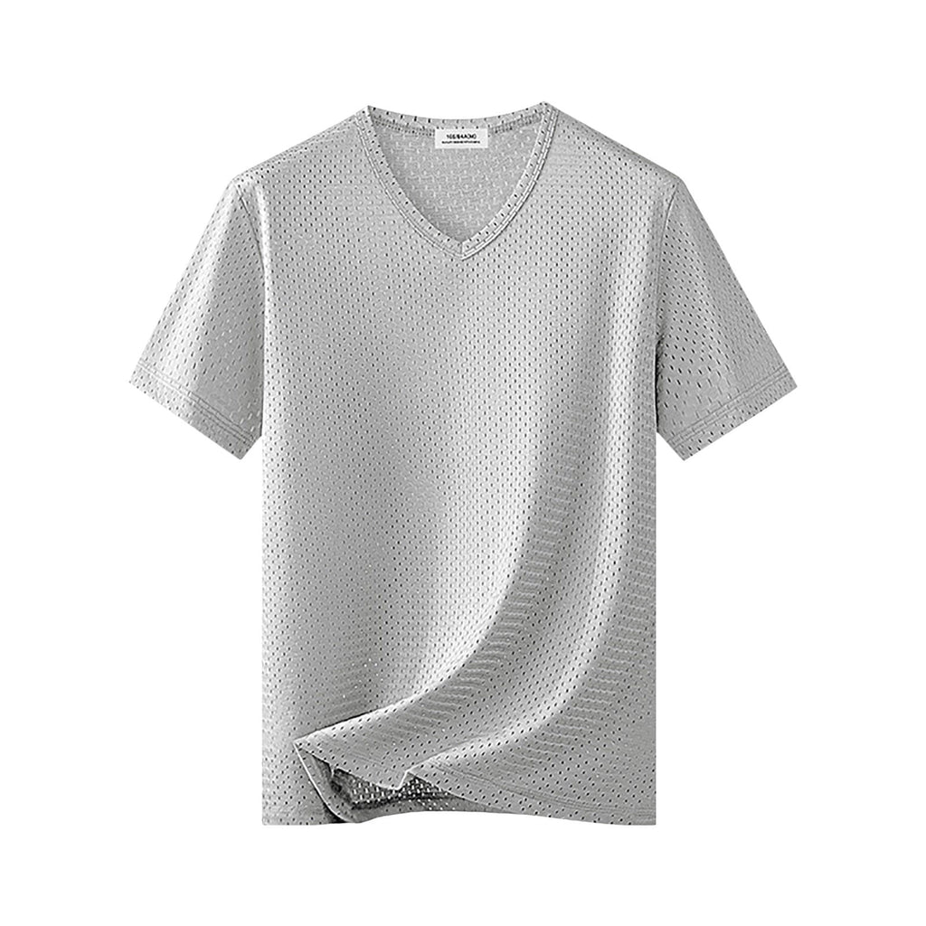 Blank Football Jersey – Mesh Athletic Training Gray Shirt