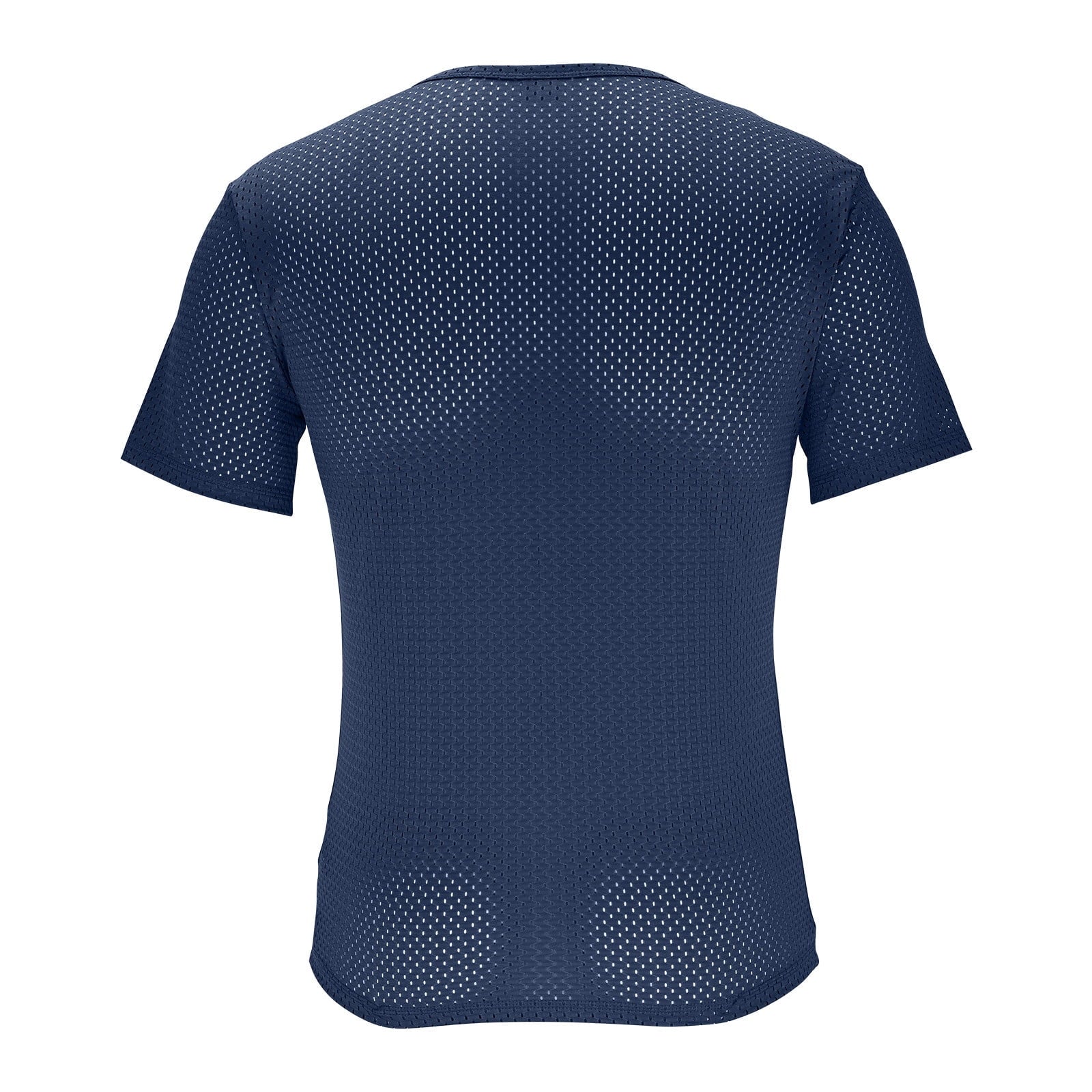 Blank Football Jersey – Mesh Athletic Training Navy Shirt