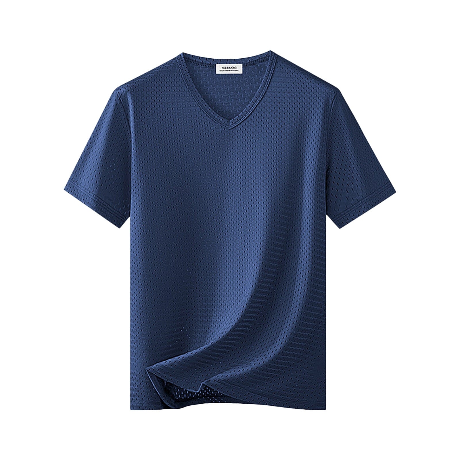 Blank Football Jersey – Mesh Athletic Training Navy Shirt