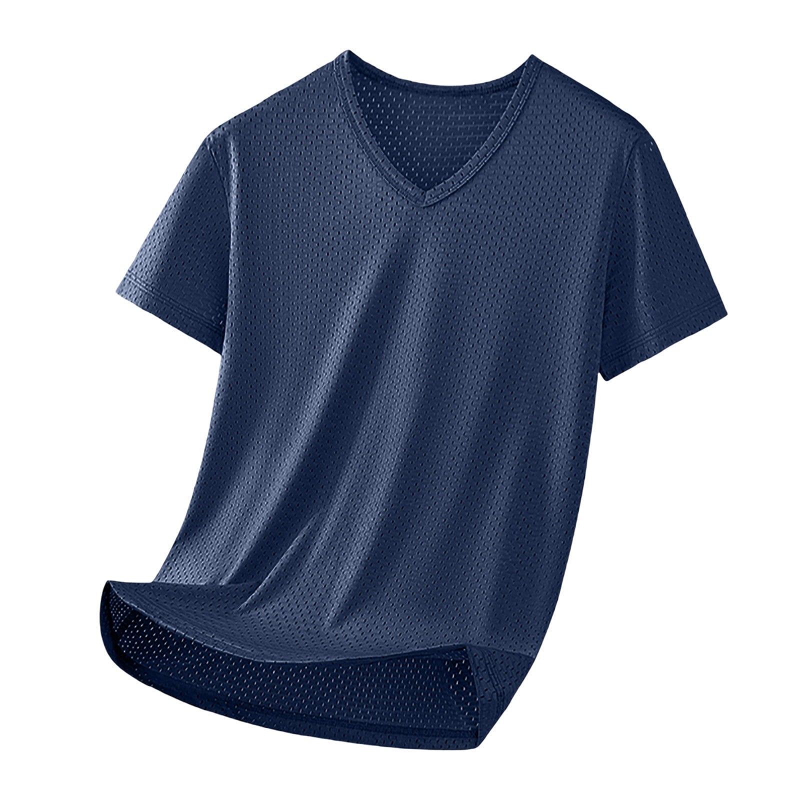 Blank Football Jersey – Mesh Athletic Training Navy Shirt