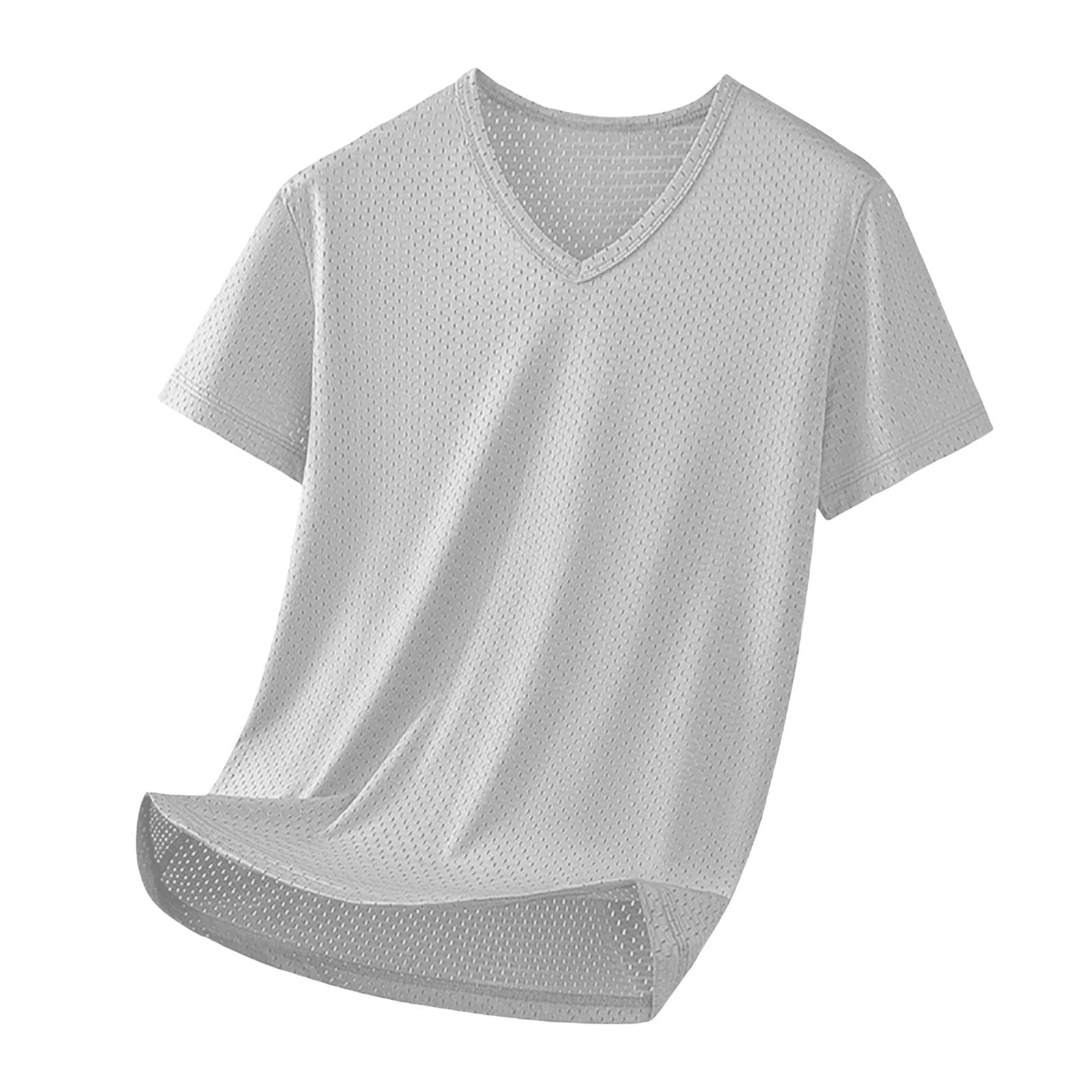Blank Football Jersey – Mesh Athletic Training Gray Shirt